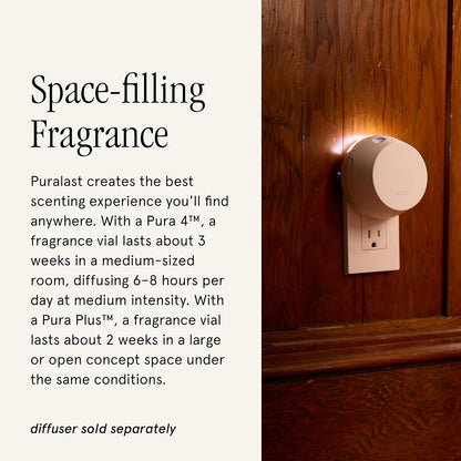 Pura x Studio McGee Home Scent Refill - Smart Air Diffuser - Up to 120-Hours of Luxury Fragrance per Refill - Home Essential - Clean & Safe Diffuser Fragrance - 2 Pack, Santal Vanilla