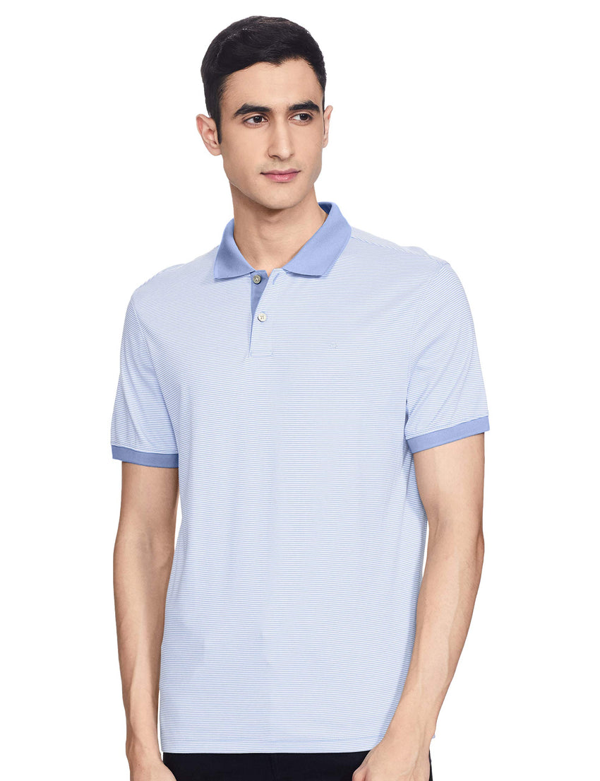 Calvin Klein Men's Jacquard Refined Polo