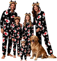 Adisputent Christmas Pajamas for Family Matching Cute Long Sleeve Couples Soft Sleepwear One Piece Funny Christmas Pjs Sets