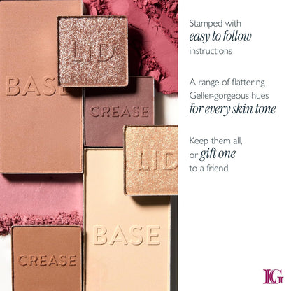 LAURA GELLER NEW YORK Glam On the Go Eyeshadow & Blush Palettes - Each Set Includes Three Palettes - Ready for Gifting - Easy to Use Makeup for Mature Skin