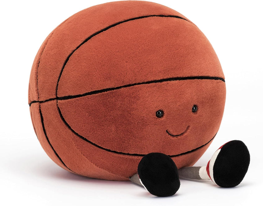Jellycat Amuseables Tennis Ball Stuffed Toy, 3.5 inches - Tennis Ball Plush for Sports Fans