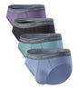 DAVID ARCHY Men's Underwear Briefs Rayon Made from Bamboo Wicking-Moisture Support Pouch Soft Underwear for Men 4 or 7 Pack