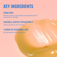 Good Molecules Yerba Mate Wake Up Eye Gel - Hydrating Under Eye Gel Cream with Hyaluronic Acid and Caffeine - Target Dark Circles and Puffiness - Skin Care for Face