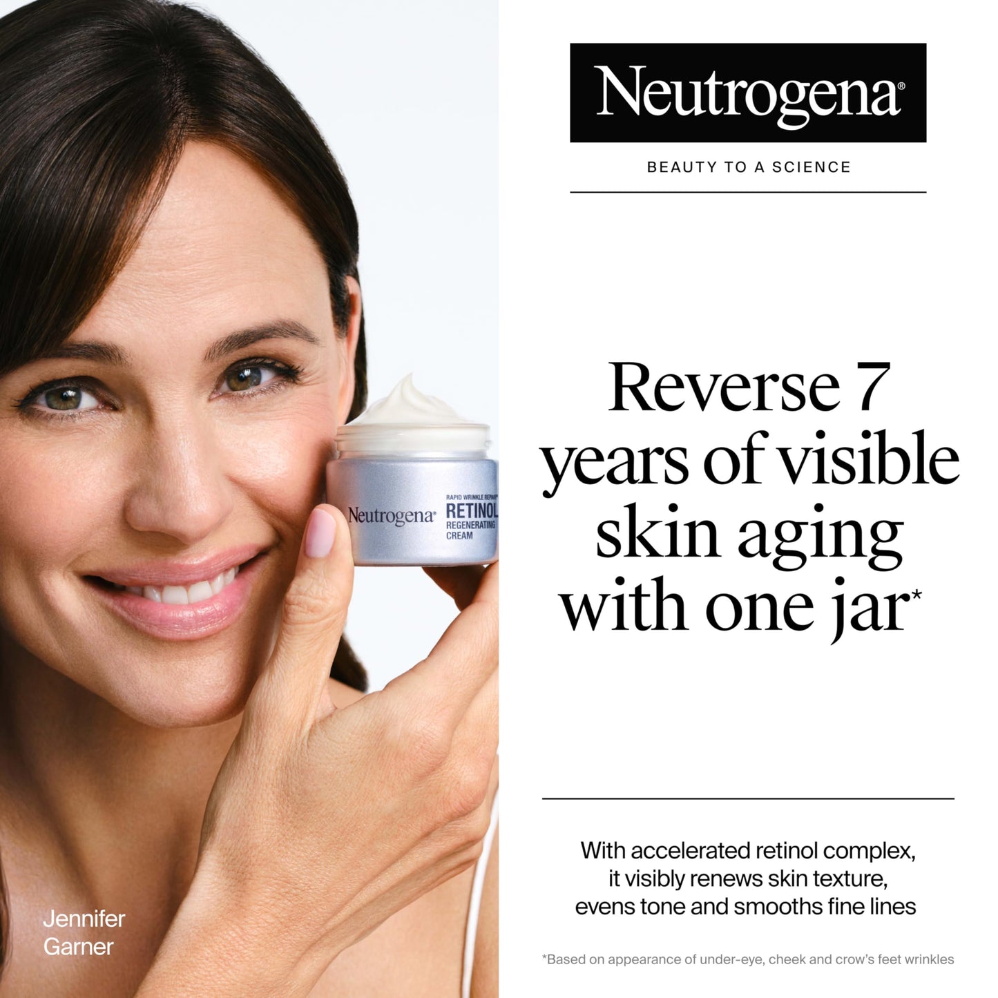 Neutrogena Rapid Wrinkle Repair Retinol Face Moisturizer, Daily Anti-Aging Face Cream with Retinol & Hyaluronic Acid to Fight Fine Lines, Wrinkles, & Dark Spots, 1.7 oz