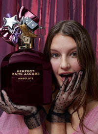 Marc Jacobs Perfect Absolute Eau de Parfum – Ambery Women's Perfume – With Notes Caramelized Fig Accord, Jasmine Absolu & Rich Amber Accord