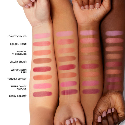 Too Faced Cloud Crush Blush | Buildable, Blendable, High Pigment Color, Vegan + Cruelty Free, 0.17 oz, Super Candy Clouds