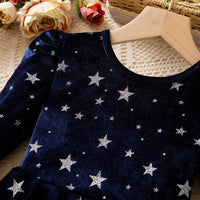 NNJXD Princess Girl Long Sleeve Autumn Winter Dress Tulle Party Dresses