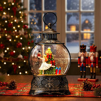 Christmas Snow Globes, Adoration of The Magi Nativity Manger Scene, Silent Night Music Water Lantern, Holiday Decorations Gifts for Family, Children or Friends