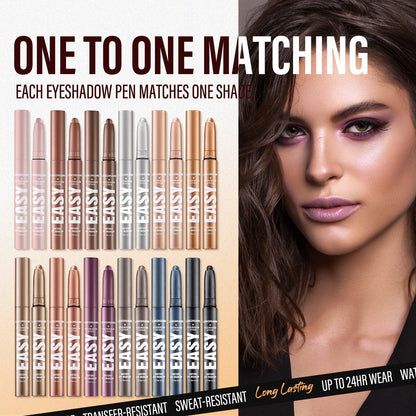 Jolilab Eyeshadow Stick Set, 8 Colors Matte Professional Bright-Colored Contouring and Highlight Eyeshadow Stick, Cream Waterproof Long Lasting High Pigmented Eye Shadow. (8, EYESHADOW B)