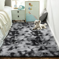 Ophanie Area Rugs for Living Room Bedroom, Upgrade Non-Slip Fluffy Soft Grey Shag Carpet, Indoor Floor Gray 4x6 Fuzzy Shaggy Living Room Plush Rug for Kids Home Dorm Decor Aesthetic