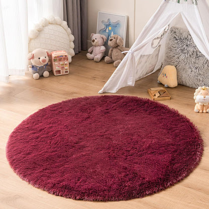 duduta Navy Blue Fluffy Plush Runner Rugs 2x6 ft Tie Dye Rectangle Shag Rug for Bedroom Dorm Living Room Kids Room, Machine Washable Anti-Slip