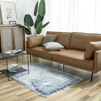 Ashler Faux Fur Rug, Fluffy White Small Sheepskin Rug, Ultra Soft 2x3 Ft Mat, Machine Washable Shag Mats, Nursery Throw for Bed, Living, Kids Room