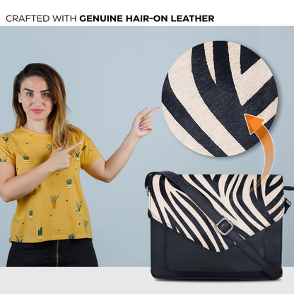 Leather Flapover Crossbody Handbag Purse for Women with Adjustable Strap & Overflap Snap Closure Tote/Bag