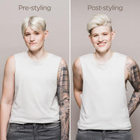 Shark XSKHD4PBA FlexStyle Paddle Brush, Attachment for FlexStyle Blow Dryers, Hair Drying & Styling Tool, Hot Air Brush Straightening for Straight, Wavy, Curly, and Coily Hair, Stone