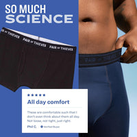 Pair of Thieves Men’s Trunks Underwear (4 Pack) - Everyday Kit Cotton Trunks For Men