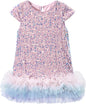 Tutu.kk Toddler Girls Sequin Dress A-Line Sparkly Sleeveless Wedding Gown Party Dresses for Girls