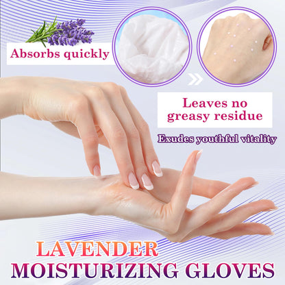 LZYLLS 6 Pairs Hand Masks Moisturizing Gloves, Hydrating Hand Mask Moisturizer Gloves Care for Dry Cracked Hands, Smooth Long Lasting Soft Firming Hand Mask Gift Set for Men Women（A