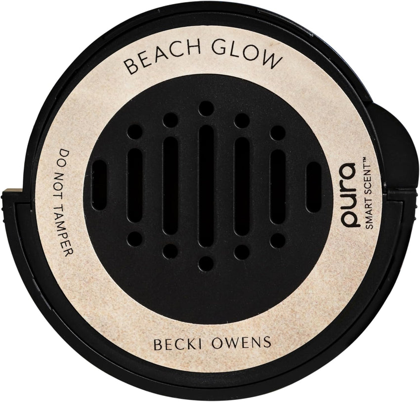 Pura and Becki Owens - Pura Car Scent Refill - Fragrance for Car Diffuser - Clean & Safe Luxury Diffuser Scent - Long-Lasting Fragrance for 30 Days of Aroma - Coconut Calm