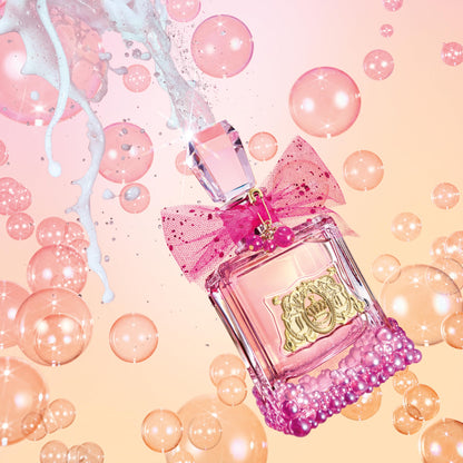 Juicy Couture Viva La Juicy Le Bubbly Eau De Parfum, Luxury Women's Perfume with Notes of Champagne Inspired Pink Berries, Gardenia, Jasmine & Amber - Fruity & Sweet, EDP Spray