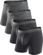 DAVID ARCHY Mens Underwear Boxer Briefs Breathable Soft Moisture-Wicking with Fly Underwear for Men Multipack