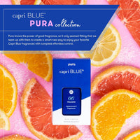 Capri Blue Pura Plus Smart Home Fragrance Diffuser Kit - Includes 1 Tabletop Pura Diffuser and 2 Volcano Pura Refills - Notes of Tropical Fruits & Sugared Citrus