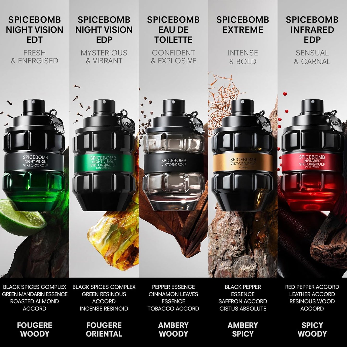 Viktor&Rolf - Spicebomb Extreme Eau de Parfum - Woody & Spicy - Cologne for Men - With Notes of Amber & Vanilla