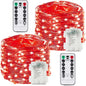 4 Pack 60 LED Fairy Lights Battery Operated with Timer, 20FT Waterproof Twinkle Lights Indoor Outdoor, Cuttable String Lights for Bedroom, Wedding, DIY, Centerpiece, Christmas Decorations (Warm White)