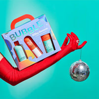 Bubble Skincare Silky Season 3-Step Hydrating Skin Care Set - Travel Size Skincare for Dry Skin - Soft Launch Cream Cleanser, Bounce Back Hydrating Toner Spray & Slam Dunk Moisturizer (3 Count)