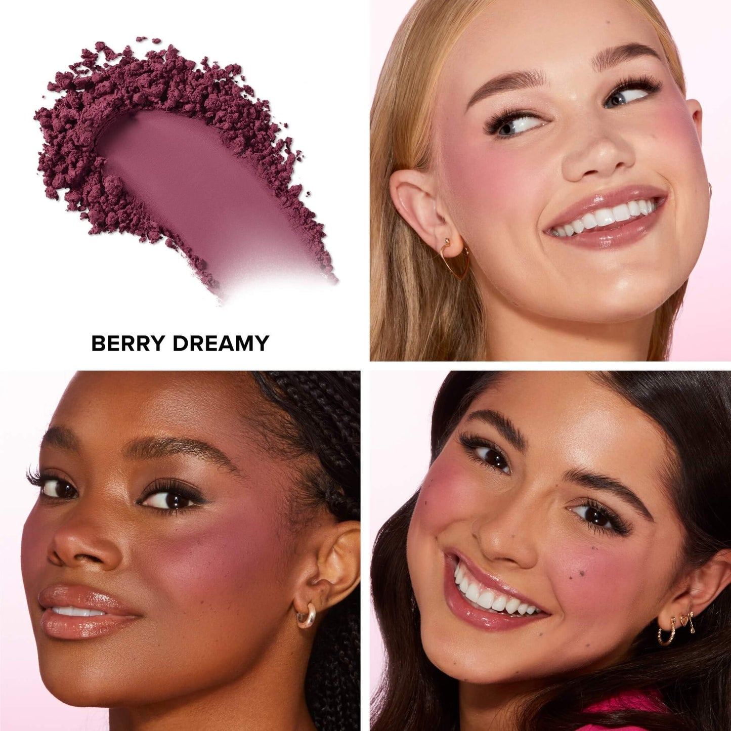 Too Faced Cloud Crush Blush | Buildable, Blendable, High Pigment Color, Vegan + Cruelty Free, 0.17 oz, Super Candy Clouds