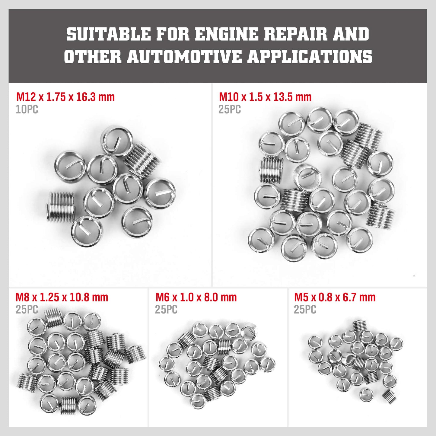 Thread Repair Thread Chaser Tool Set - 49PCS Thread Cleaner Rethreading Master Kit Metric SAE Bolt Restorer File Nut Rethreader Automotive Wheel Stud Spark Plug Engine Standard Screw Threading UNC UNF