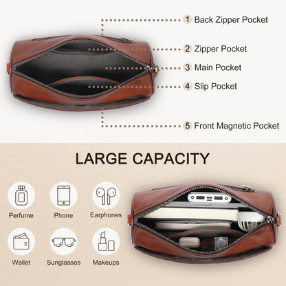 Genuine Leather Crossbody Purses Bag,Travel Casual Handbag,Small Shoulder Cross body Purse Trendy Gifts for Women