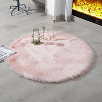 Faux Fur Rug Sheepskin Shag Fluffy Fuzzy White 2x6 ft Runner Rugs for Bedroom Bedside Bed Floor Living Room Plush High-Density Cushion Carpet Super Sofa Cover