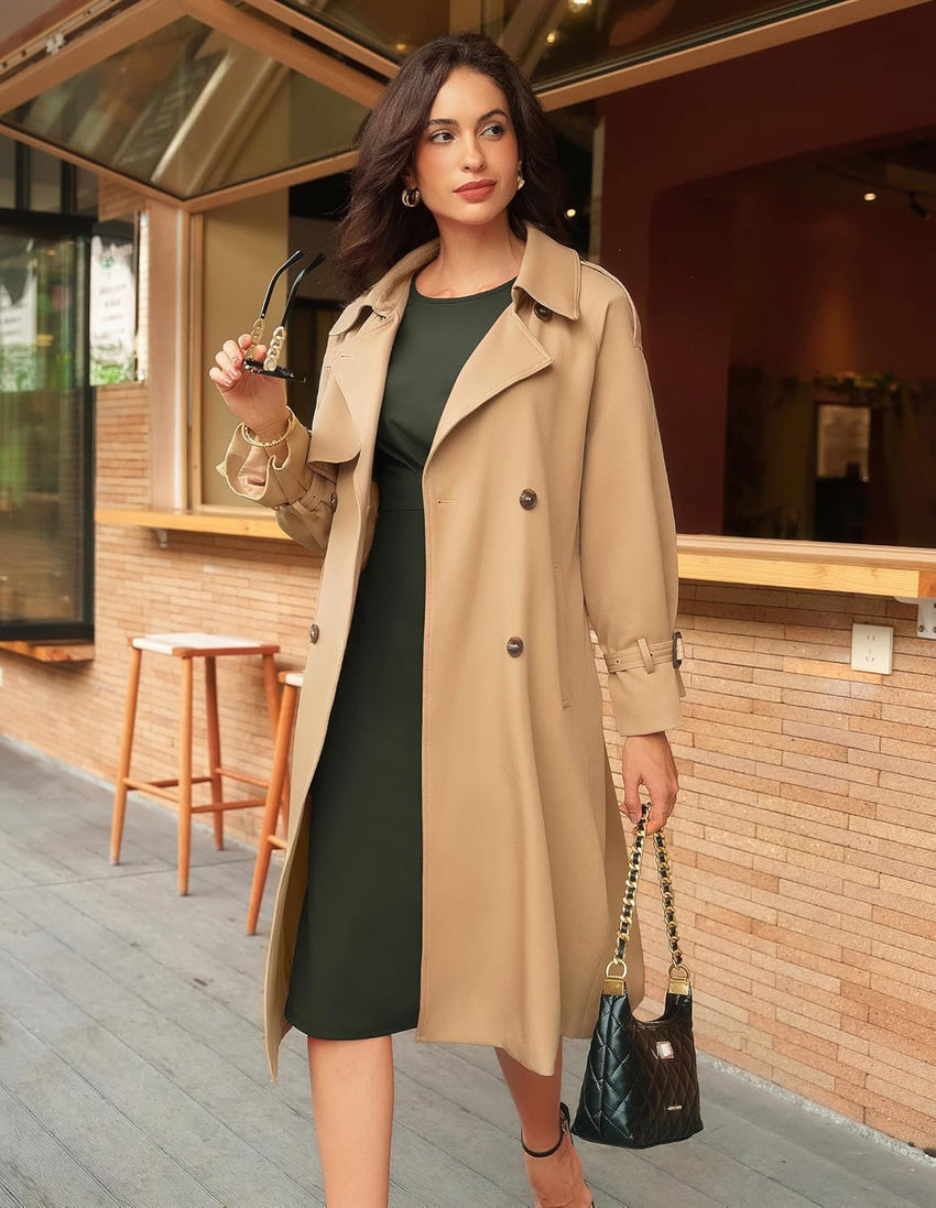 GRACE KARIN Women's Wear to Work Dresses 2025 Cap Sleeve Sheath Bodycon Midi Dress Ruched Business Office Pencil Dress