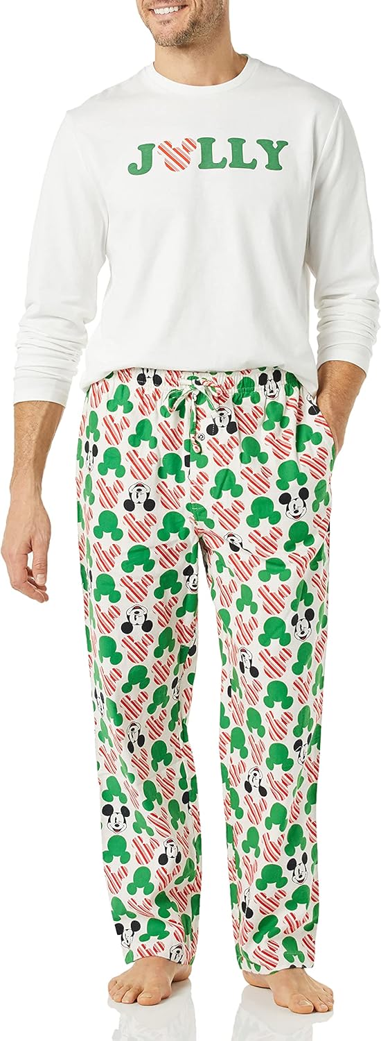 Amazon Essentials Disney | Marvel | Star Wars Men's Flannel Pajama Sleep Sets