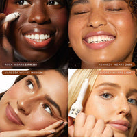 ARCHIDATE Faux Freckle Stamp Pen, Waterproof Fake Freckles Stain Marker with 5-Point Precision Freckle Stamp Cushion, Quick Dry, Long Lasting Freckles Natural Sunkissed Makeup (Light)