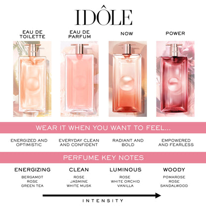 Lancôme Idôle Eau de Parfum - Long Lasting Fragrance with Notes of Bergamont, Jasmine & Vanilla - Fresh & Floral Women's Perfume