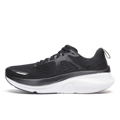Saucony Women's Guide 18 Sneaker, Black/White, 10 WideSaucony Women's Guide 18 Sneaker, Black/White, 10 Wide