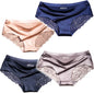 Silky Smooth Invisible Hipster Bikini Underwear for Women Frozen Silk Seamless Panties with Silky Tactile Touch