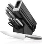 Ninja K32017 Foodi NeverDull Premium Knife System, 17 Piece Knife Block Set with Built-in Sharpener, German Stainless Steel Knives, Black