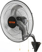 VEVOR 18 inch Wall Mount Fan Waterproof 2 Packs, 3 speed High Velocity 4000 CFM Industrial Wall Fan for Indoor, Commercial, Residential, Warehouse, Greenhouse, Workshop, Basement, Garage,Black