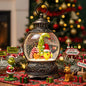 Christmas Snow Globes, Adoration of The Magi Nativity Manger Scene, Silent Night Music Water Lantern, Holiday Decorations Gifts for Family, Children or Friends