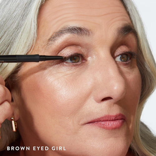 LAURA GELLER NEW YORK INKcredible Gel Eyeliner - Brown Eyed Girl - Waterproof Smudge-proof Eyeliner Pencil - Built in Sharpener