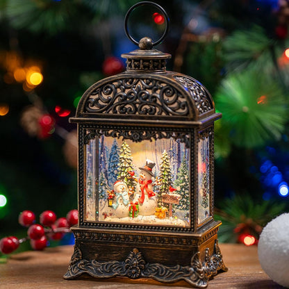 Christmas Snow Globes, Adoration of The Magi Nativity Manger Scene, Silent Night Music Water Lantern, Holiday Decorations Gifts for Family, Children or Friends