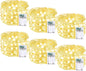 4 Pack 60 LED Fairy Lights Battery Operated with Timer, 20FT Waterproof Twinkle Lights Indoor Outdoor, Cuttable String Lights for Bedroom, Wedding, DIY, Centerpiece, Christmas Decorations (Warm White)