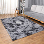 Ophanie Area Rugs for Living Room Bedroom, Upgrade Non-Slip Fluffy Soft Grey Shag Carpet, Indoor Floor Gray 4x6 Fuzzy Shaggy Living Room Plush Rug for Kids Home Dorm Decor Aesthetic