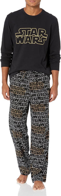 Amazon Essentials Disney | Marvel | Star Wars Men's Flannel Pajama Sleep Sets