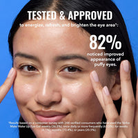 Good Molecules Yerba Mate Wake Up Eye Gel - Hydrating Under Eye Gel Cream with Hyaluronic Acid and Caffeine - Target Dark Circles and Puffiness - Skin Care for Face