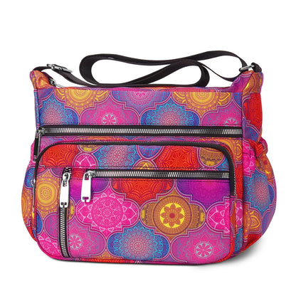 NPBAG Crossbody Bag for Women, Shoulder Purse Handbag Messenger Bag, Trendy Pocketbooks, Waterproof and Multi-Pockets