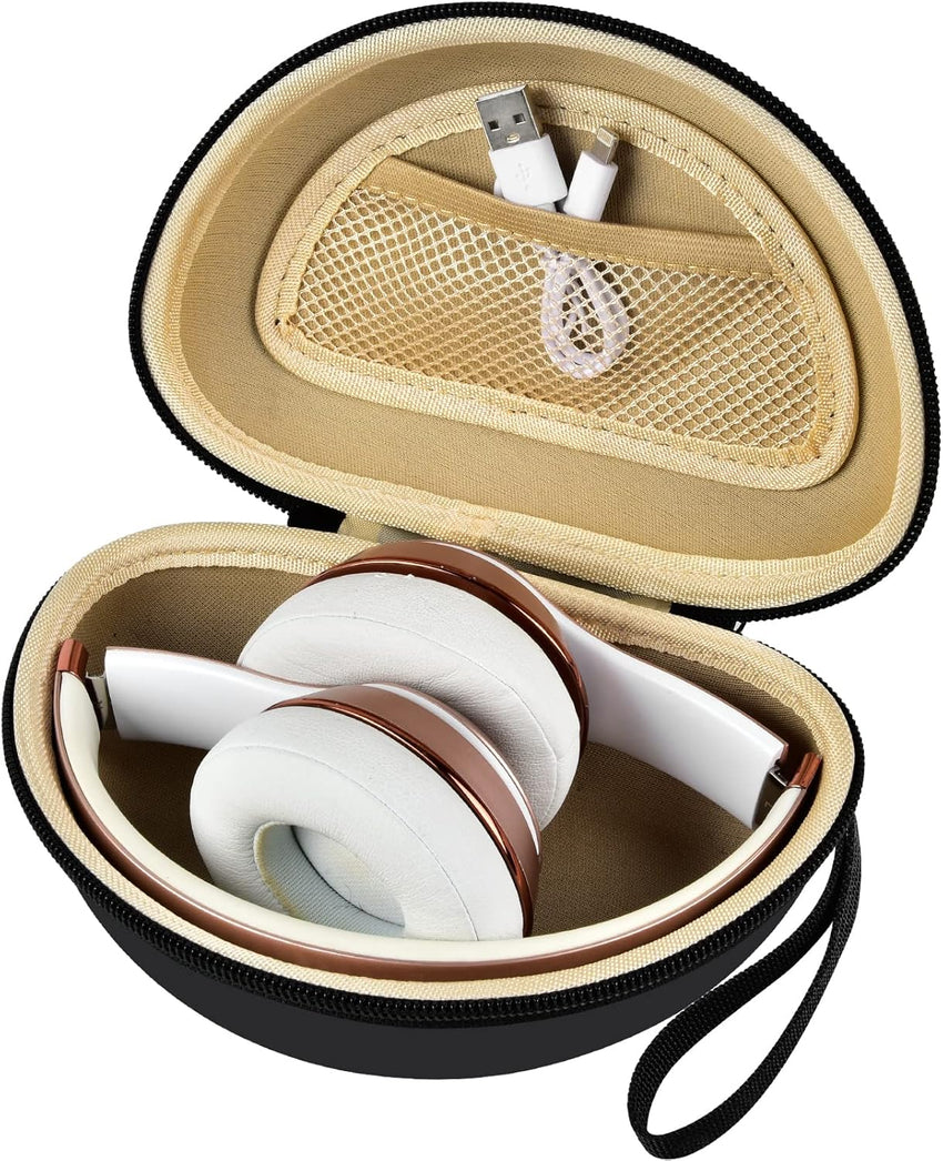 Headphone Case Compatible with Beats Solo 4/ Studio Pro x Kim Kardashian/ Solo3/ Studio3/ Solo2/ Solo Pro Bluetooth On-Ear Headphones Headset - Blue