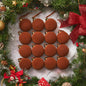 Brightown 15 Pcs Red Velvet Christmas Balls, 3.15 Inch Velvet Ornaments for Christmas Tree, Christma Tree Flocked Ornaments Balls for Family Holiday Wedding Party Xmas Hanging Decoration